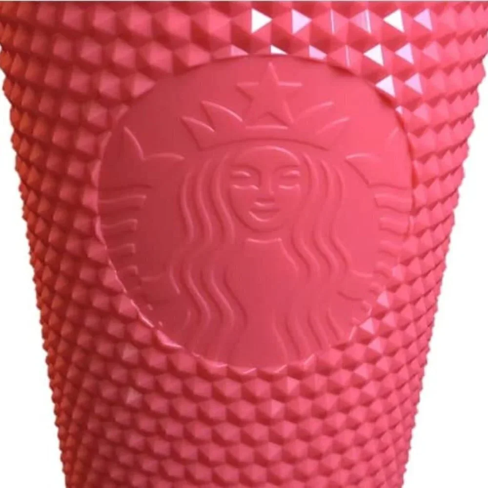*NEW* Starbucks Dragonfruit Studded Bling Tumbler 24 oz. NWT Summer 2022